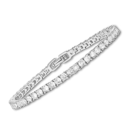 Tennisarmband | Vitguld