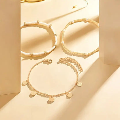 Coastal Charm fotlänksset i 3 delar | Guld