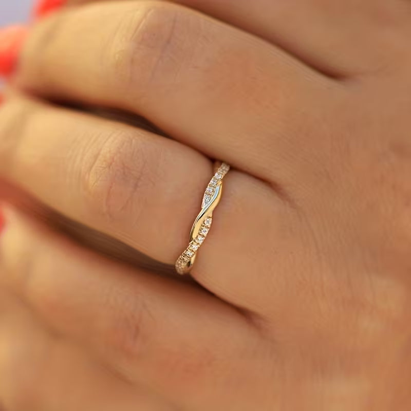 Two Style Accent-ring | Guld