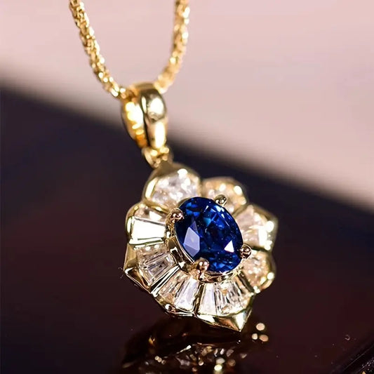 Kavella Noctazure-halsband | Guld