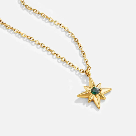 Estelle Celestial Gem-halsband | Guld