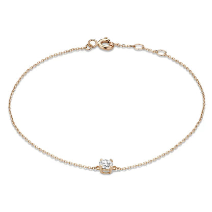 Cléa Moissanit-armband | Guld