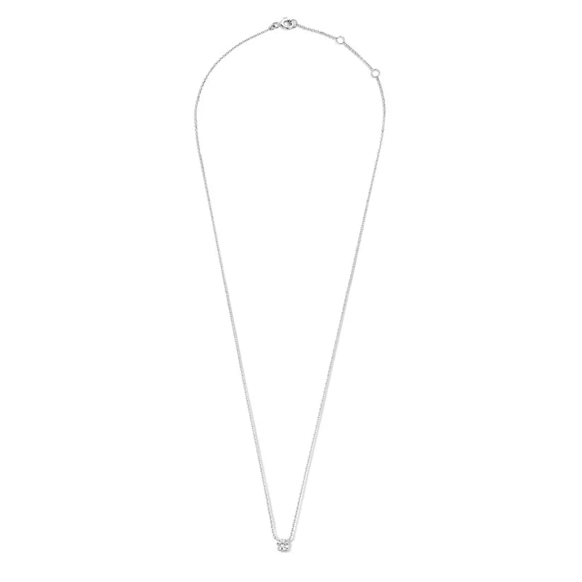 Cléa halsband med sten | Vitguld