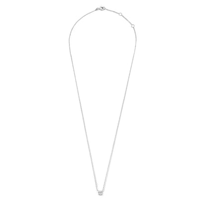 Cléa halsband med sten | Vitguld