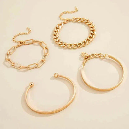 Elan Mercer-armbandsset | Guld