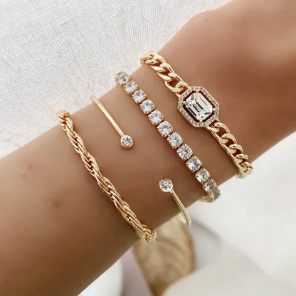 Domitia Calvina-armbandsset | Vitguld